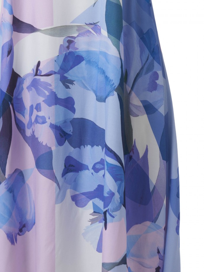 Long dress with print