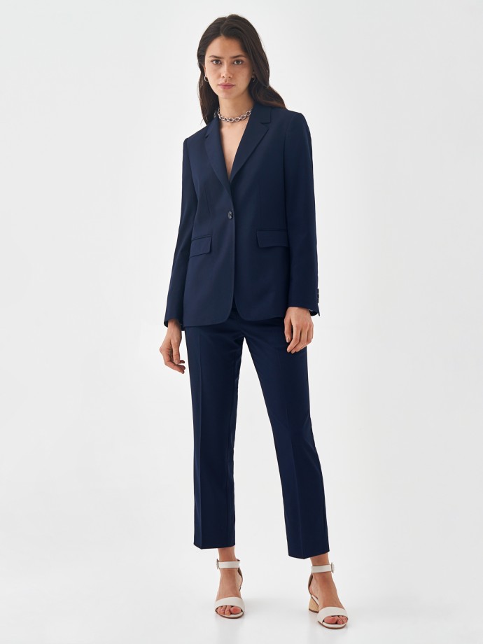 Blazer azul-marinho regular fit Blazer azul-marinho regular fit