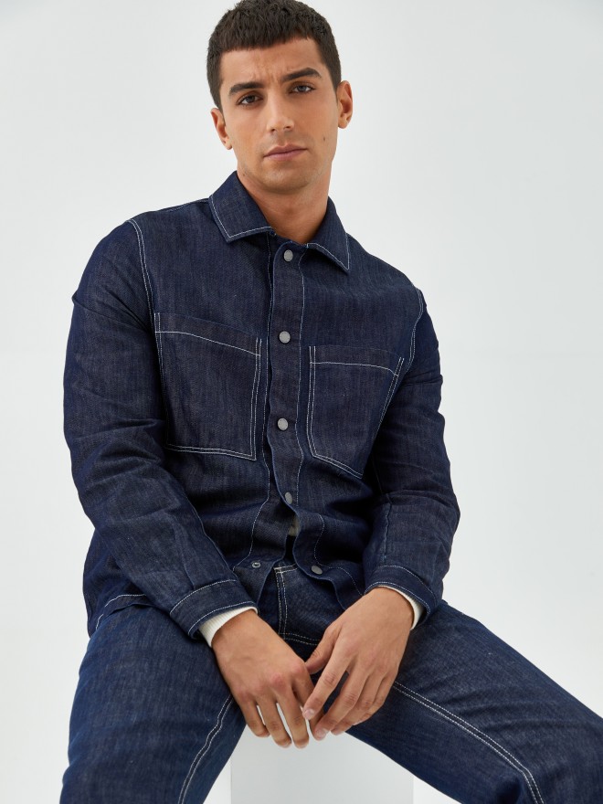 Denim overshirt Denim overshirt