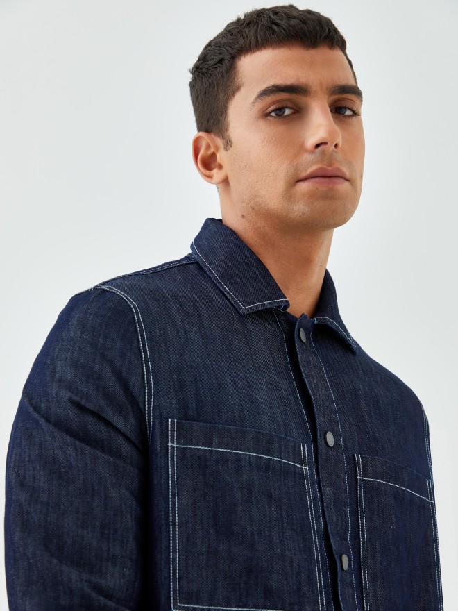 Denim overshirt Denim overshirt