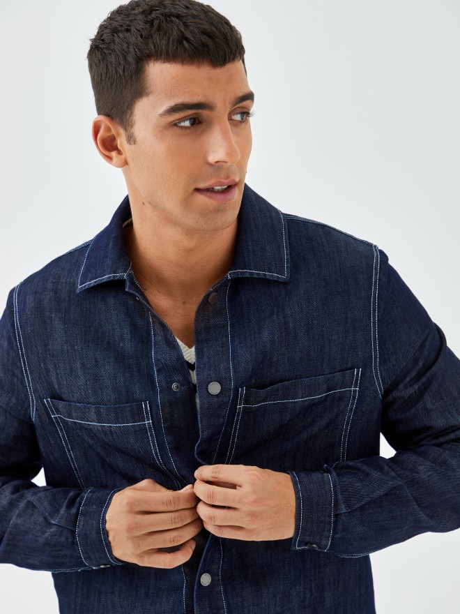 Denim overshirt Denim overshirt