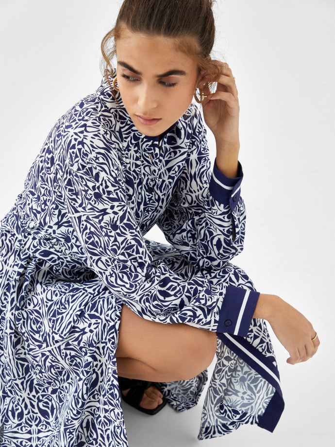 Printed shirt dress Printed shirt dress