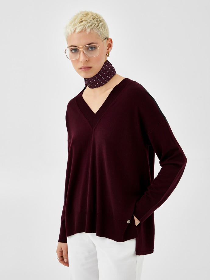 Jersey oversize de 100% lana merino