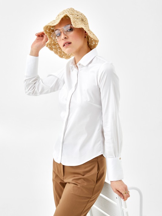 Slim fit white shirt
