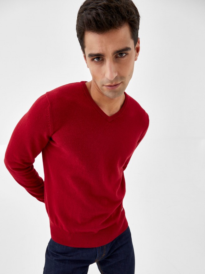 Camisola decote em V Camisola decote em V