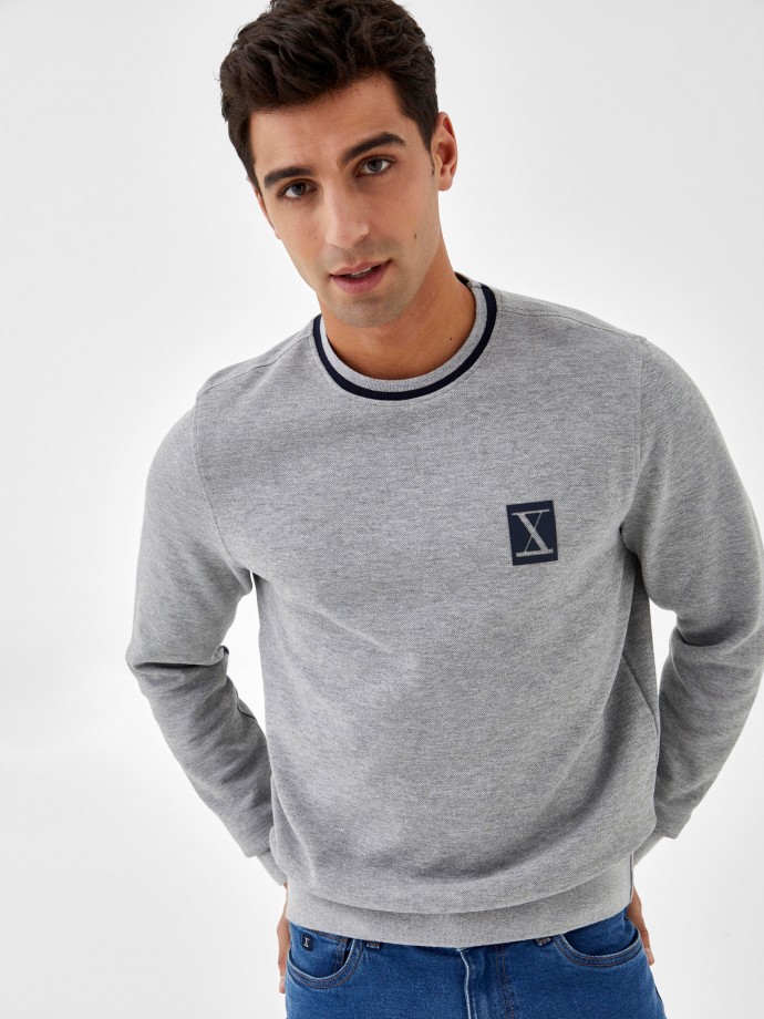 Sweatshirt com logótipo