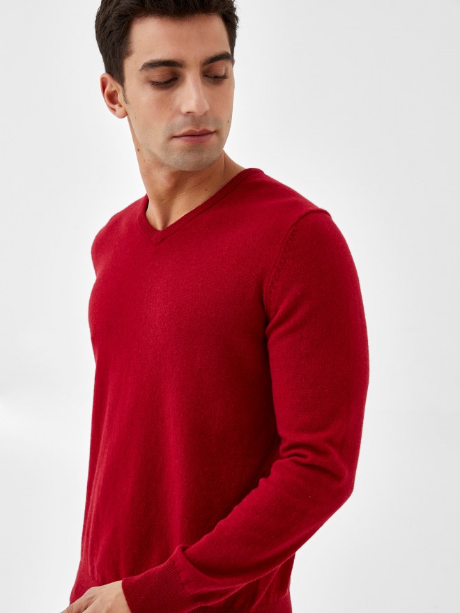 Camisola decote em V Camisola decote em V