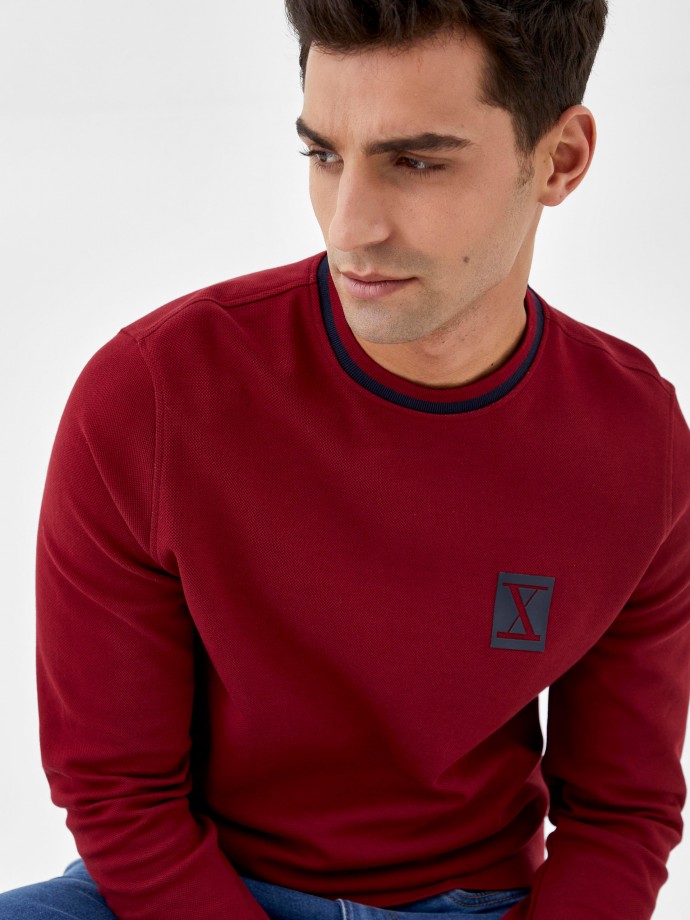 Sweatshirt com logótipo