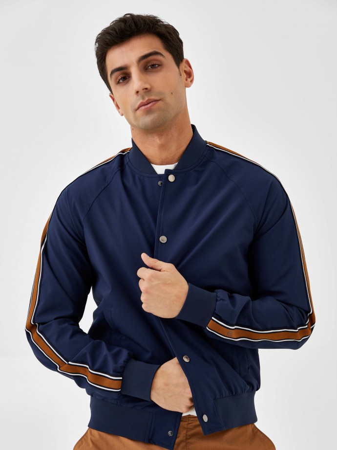 Bluso bomber azul-marinho