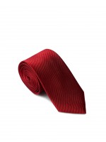 Gravata vermelha de seda