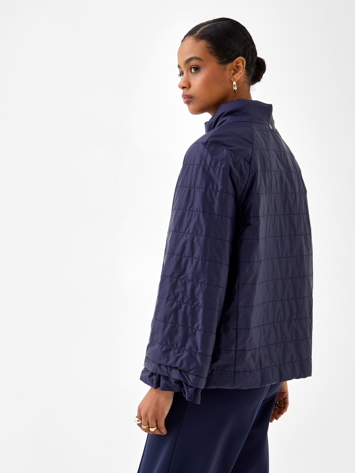 Jacket with frill on sleeves