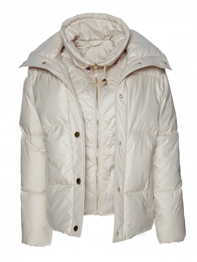 Padded jacket with vest