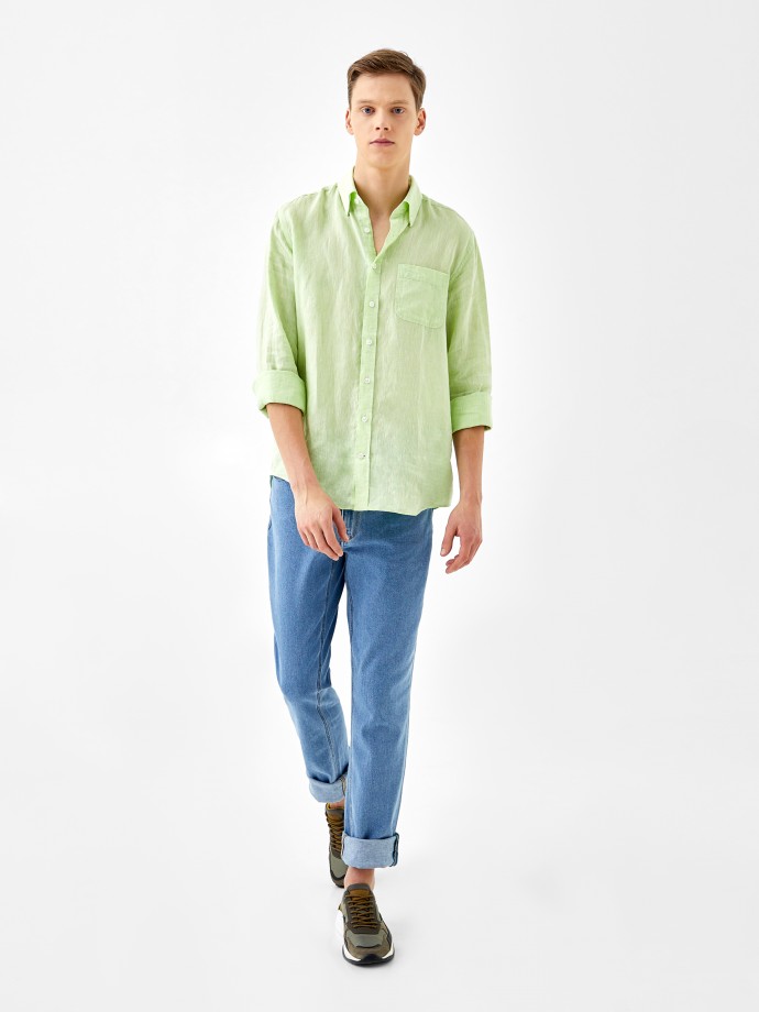 Regular Fit Shirt 100% Linen