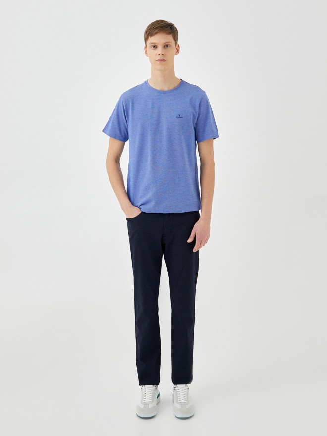 Pantalones regular fit de algodón strech Pantalones regular fit de algodón strech