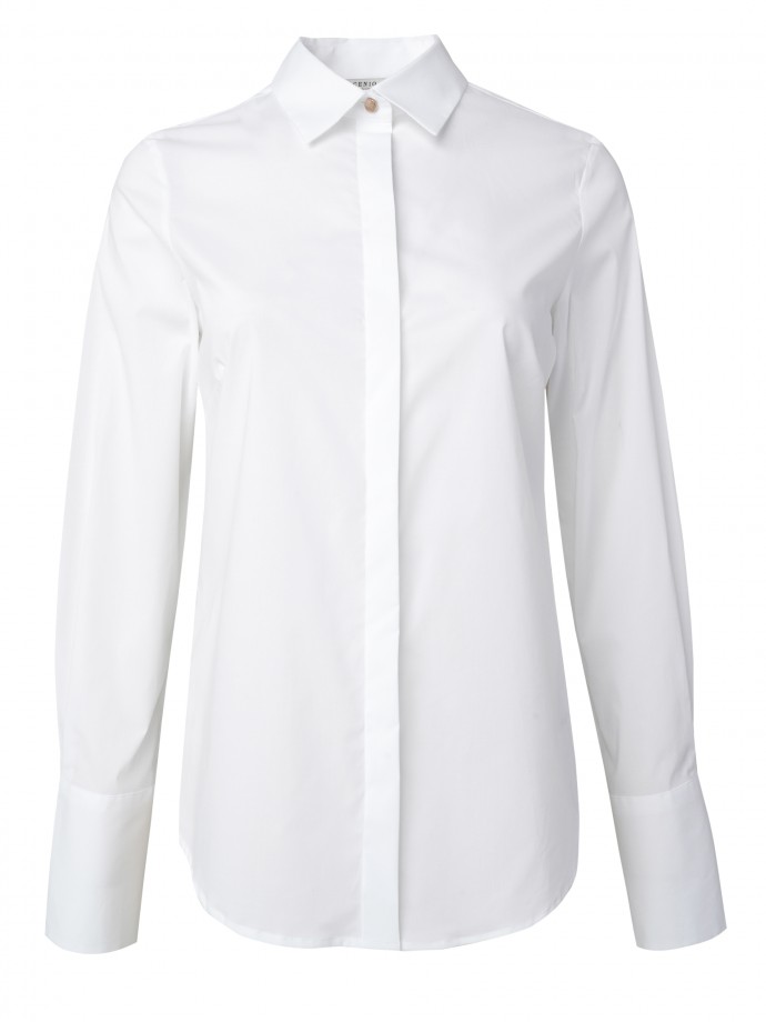 Camisa branca slim fit