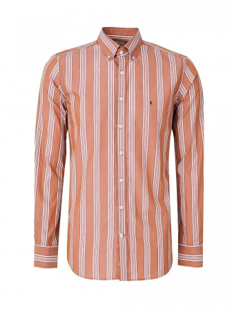 Camisa slim fit con rayas Camisa slim fit con rayas