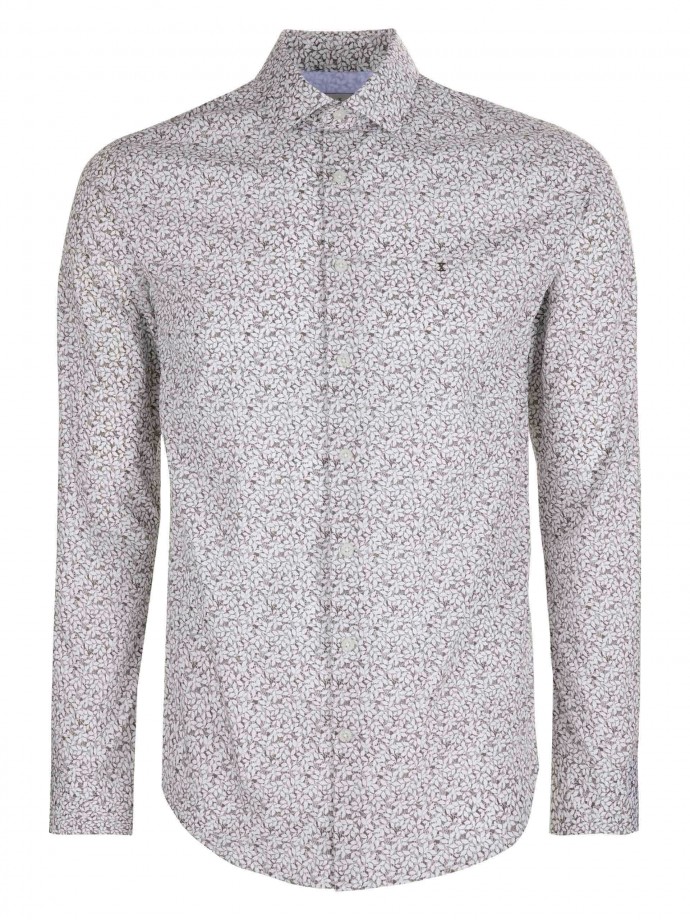 Printed slim fit shirt