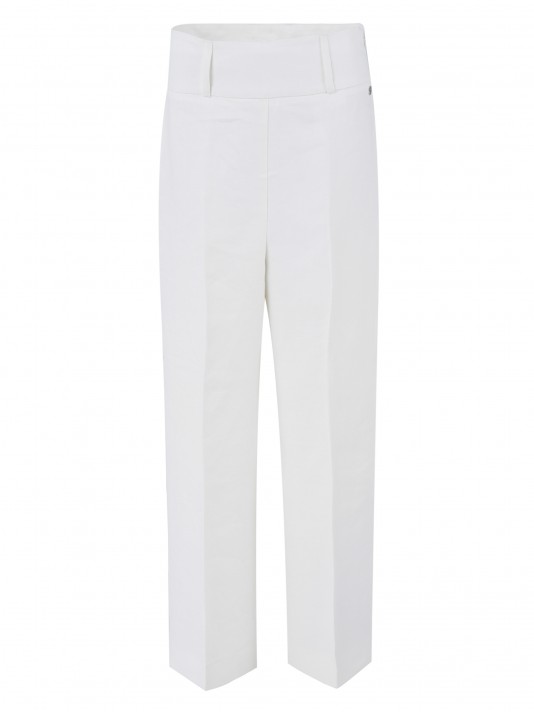 Linen and lyocell trousers
