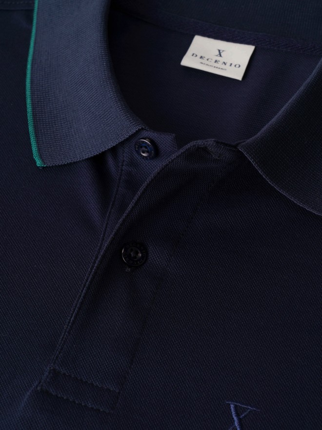 Polo em algodão mercerizado Polo em algodão mercerizado