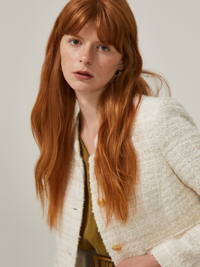 Structured short coat