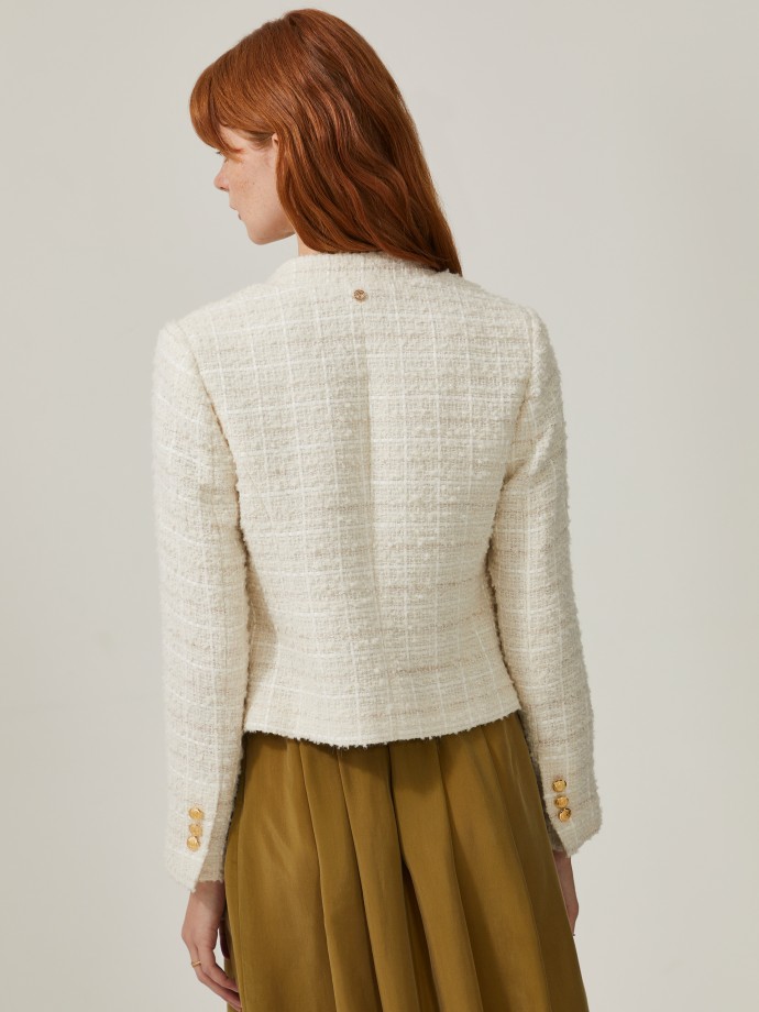 Structured short coat