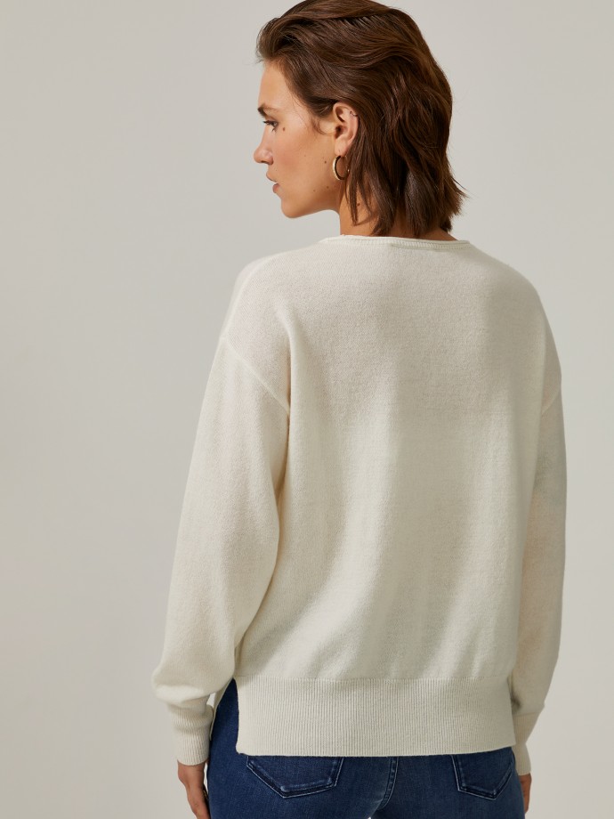 100% wool sweater