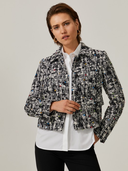 Jacket with buttons