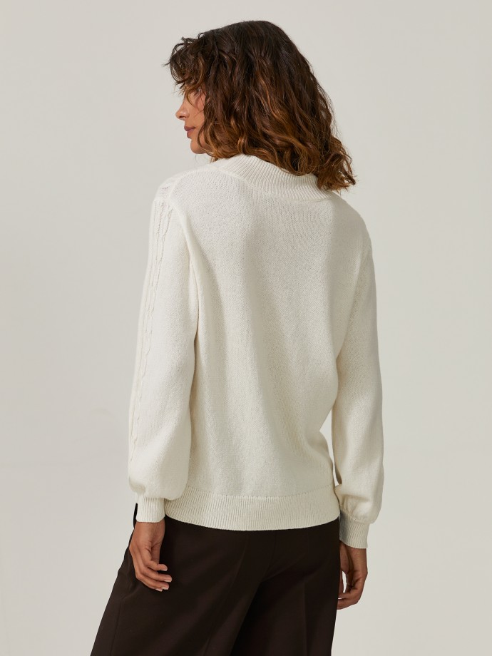 Structured wool sweater