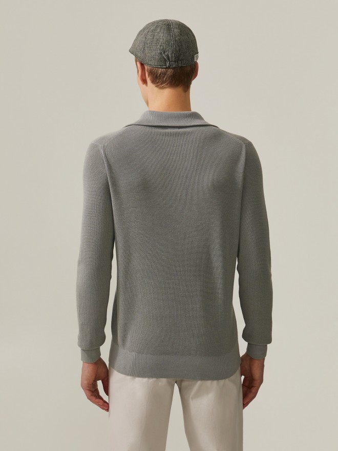 Zip Knitted Jumper Zip Knitted Jumper