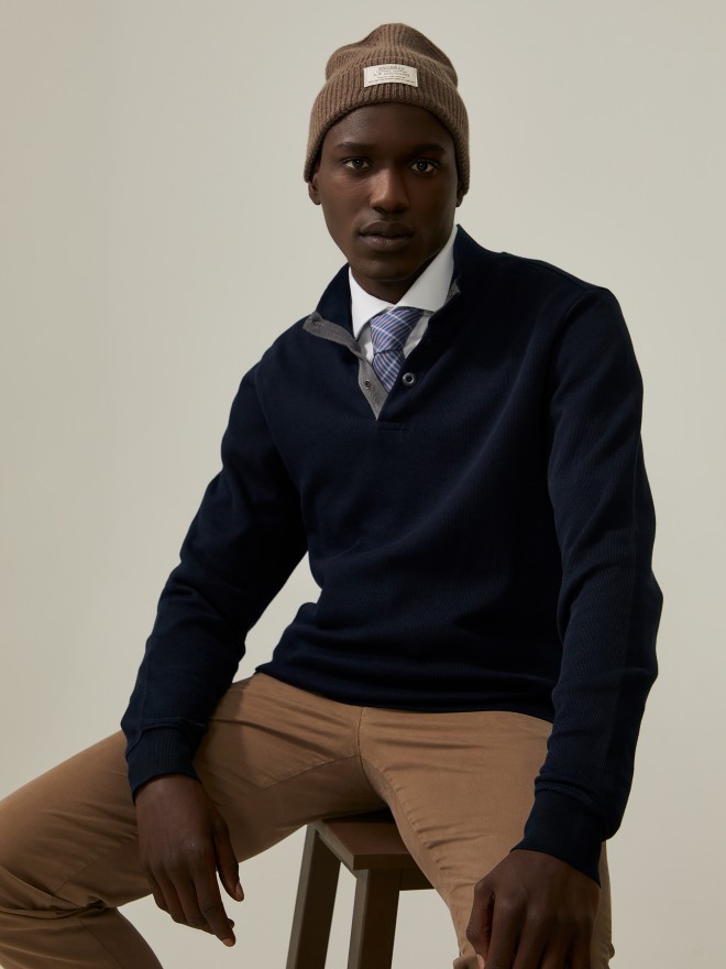 Zip Knitted Jumper Zip Knitted Jumper