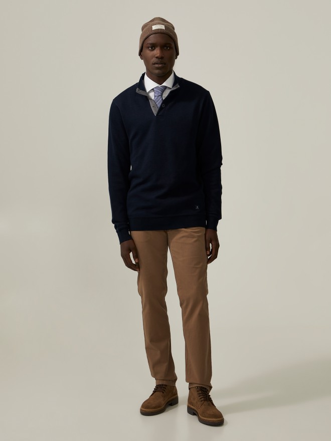 Zip Knitted Jumper Zip Knitted Jumper