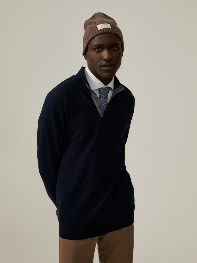 Zip Knitted Jumper Zip Knitted Jumper