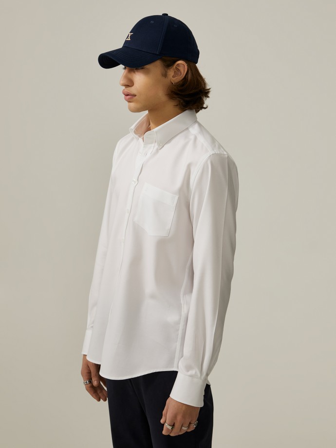 Regular fit cotton shirt
