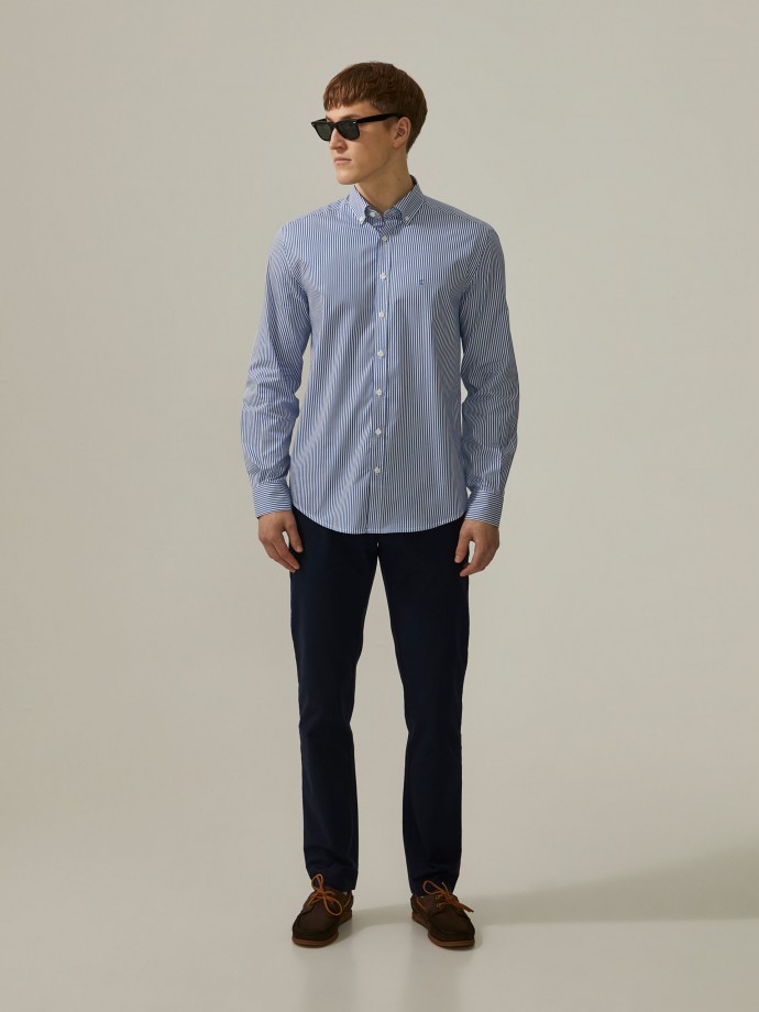 Regular fit striped shirt