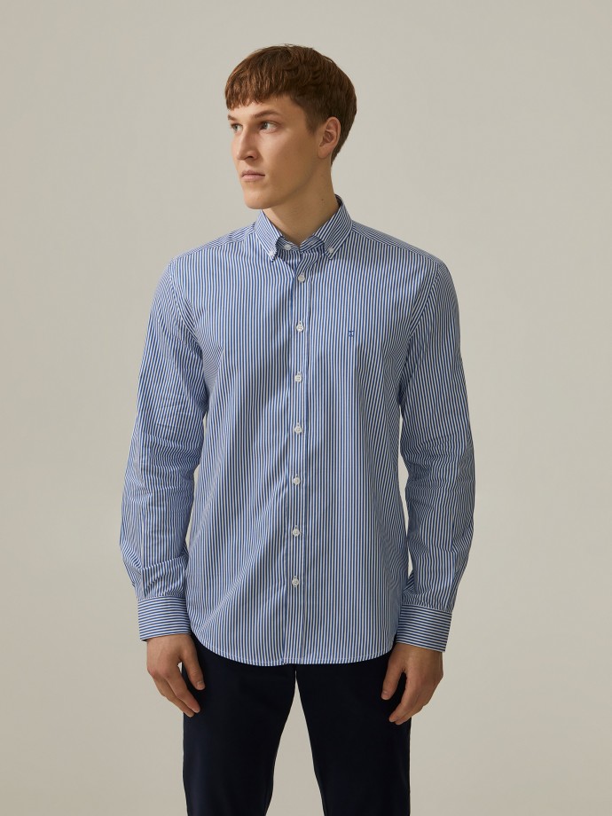 Regular fit striped shirt