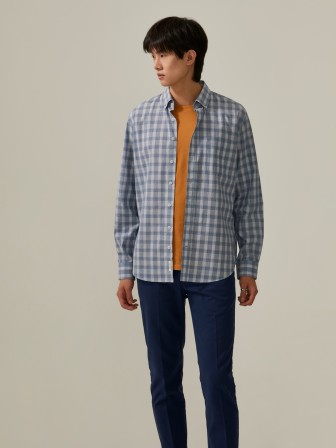 Slim fit plaid shirt Slim fit plaid shirt