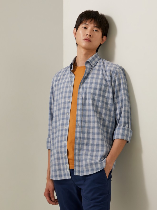 Slim fit plaid shirt Slim fit plaid shirt