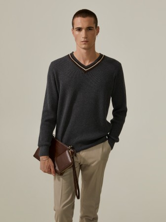 Rib knit pullover Rib knit pullover