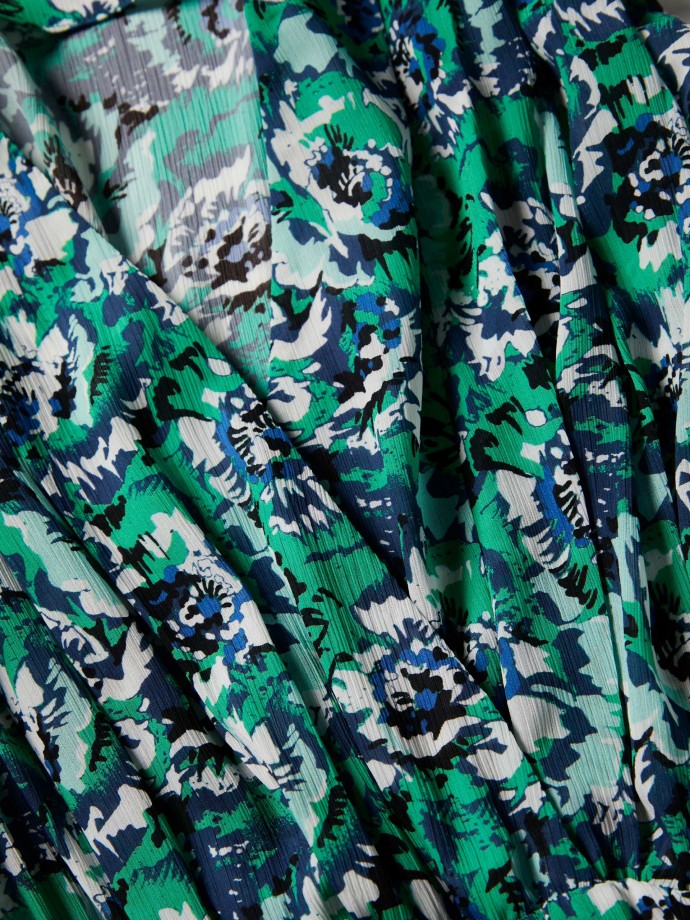 Floral pattern midi dress