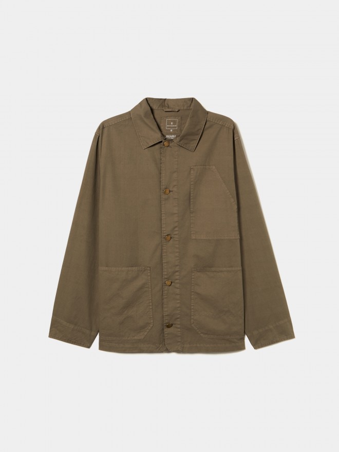 Twill overshirt