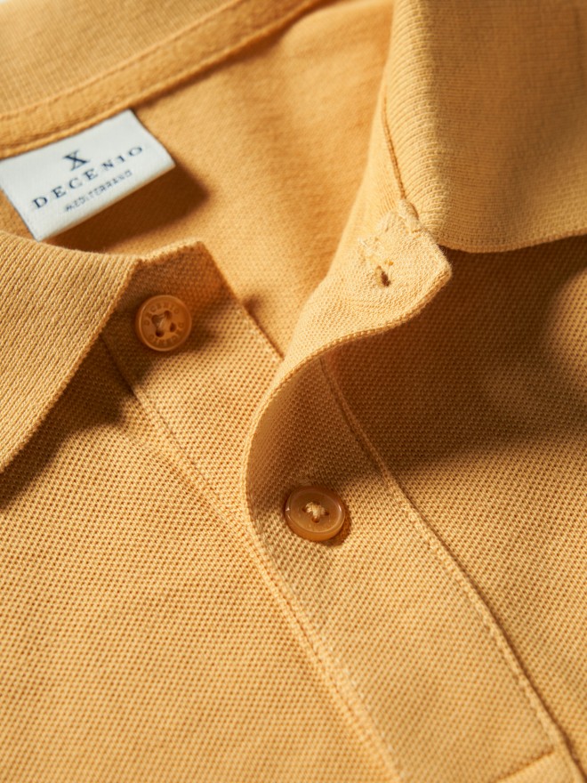 Polo piqué de algodão Polo piqué de algodão
