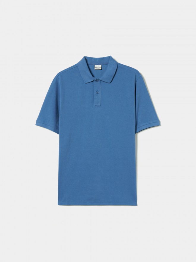 Polo piqué de algodão Polo piqué de algodão