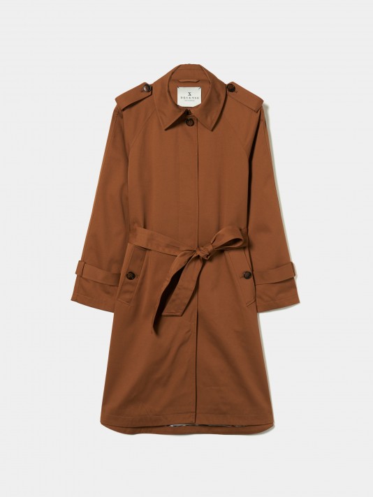 Classic water-repellent trench coat