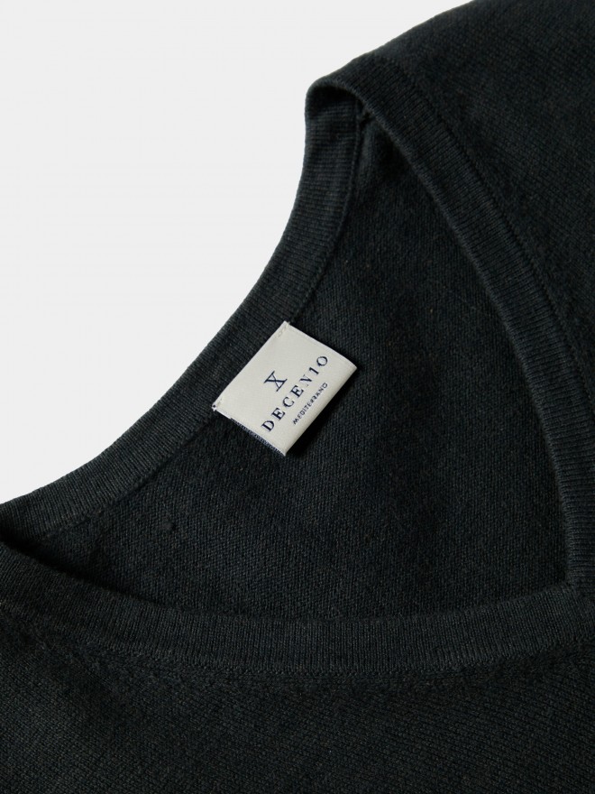 Pullover de algodão e caxemira Pullover de algodão e caxemira