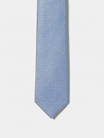 Two-tone silk tie