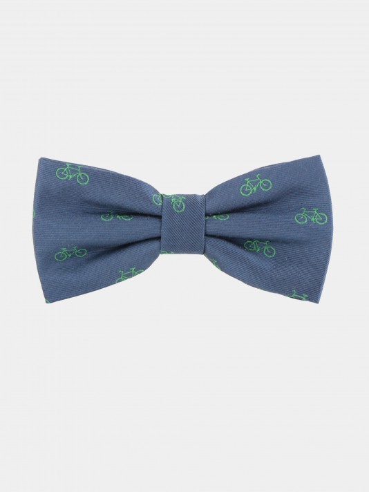 Printed bycicles bow tie