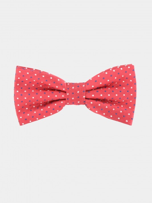 Printed spots bow tie