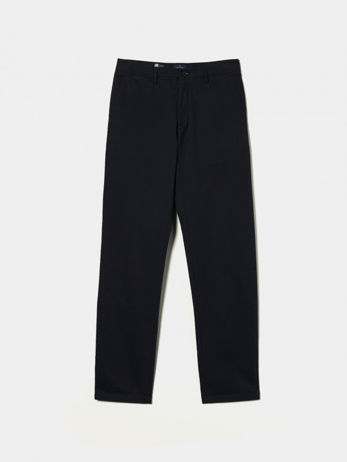 Calas chino regular fit em sarja