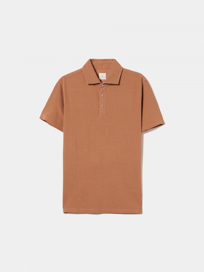 Slim fit cotton polo Slim fit cotton polo