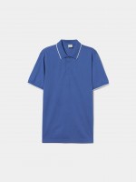 Polo in mercerized cotton